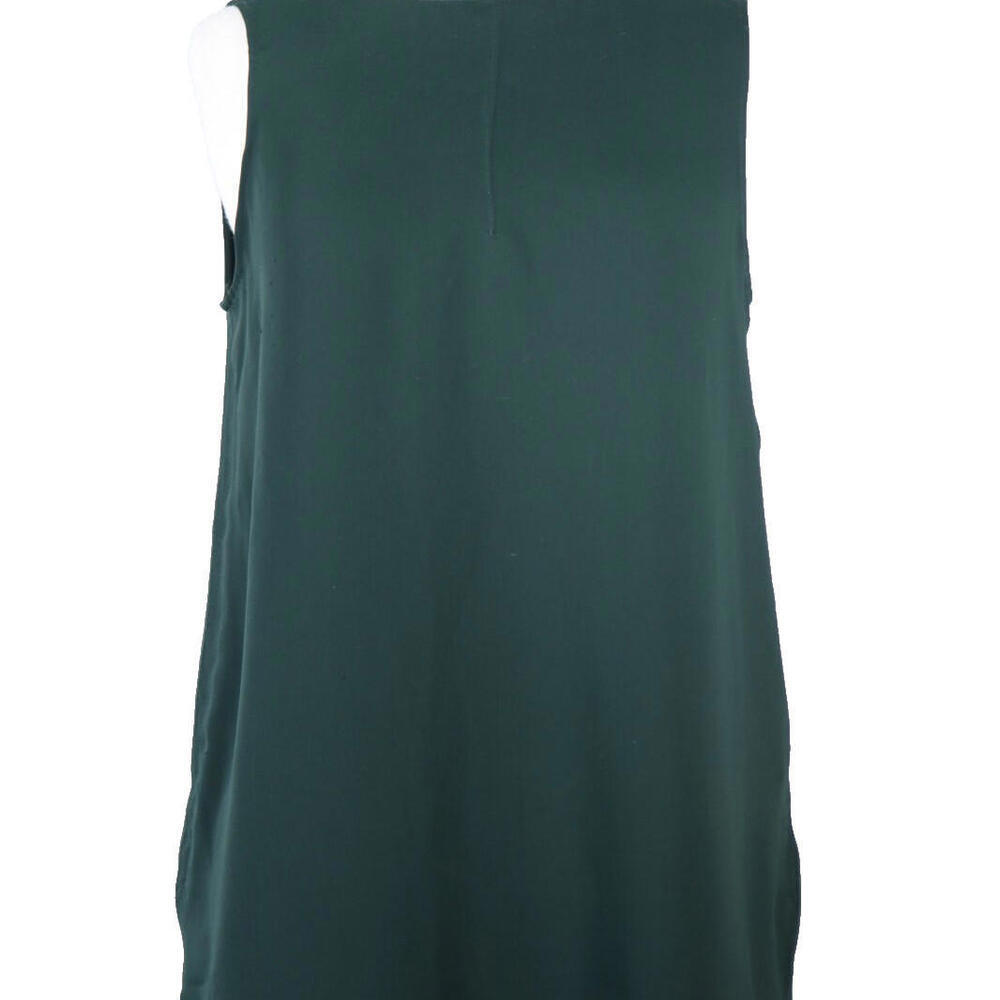 Aritzia Babaton Women Small Green Sleeveless Blouse Top Crew Neck